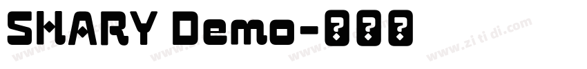 SHARY Demo字体转换